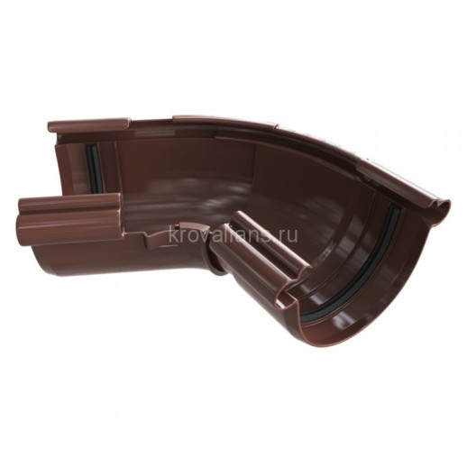 ЭЛИТ Угол желоба 120-145°, коричневый