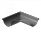 Docke STAL PREMIUM 125/90 мм Угол внешний  90 гр Графит RAL7024 8шт/упак