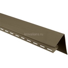 Альта-Профиль (Blockhouse) Планка "околооконная" орех темный  3,00м Т- 17 6шт/упак.