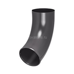 AS PU MATT 125/90 Отвод трубы RR-23 Matt