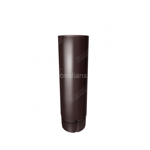 Optima 125/90 Труба круглая 1м RAL 8017 шоколад