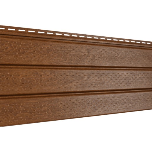 Софит Ю-Пласт ПРОФ перфорированный Дуб золотой 0,3 х 3м (1уп=10шт/9,0м2) (под заказ)