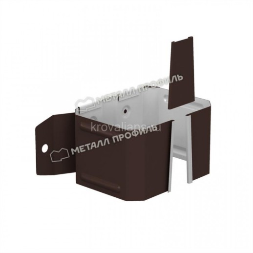 МП Бюджет Держатель трубы 76х102 (на дерево), 8017