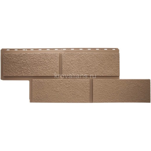 Панель Неаполь ЭКО БЕЖЕВЫЙ (1,25м х 0,45 м х 0,017м) Альта Профиль 10шт/уп