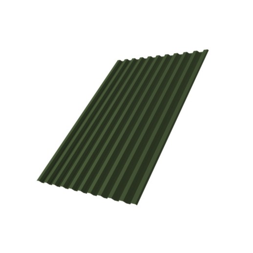 Профнастил С21R GL 0,5 GreenCoat Pural RR 11 темно-зеленый (RAL 6020 хромовая зелень)
