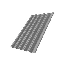 Профнастил HC35R 0,5 Satin RAL 9006 бело-алюминиевый