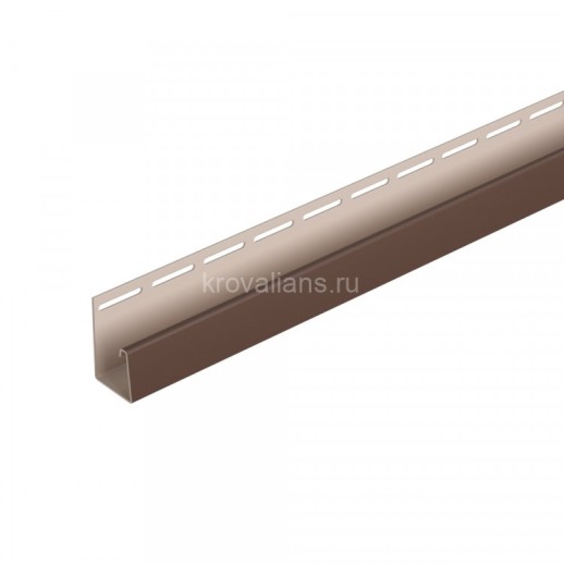 Docke-R Фасадный J-профиль 26 мм, Табачный