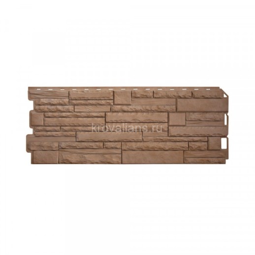 Панель Скалистый Камень ЭКО бежевый (1,16м х 0,45мм) Альта Профиль