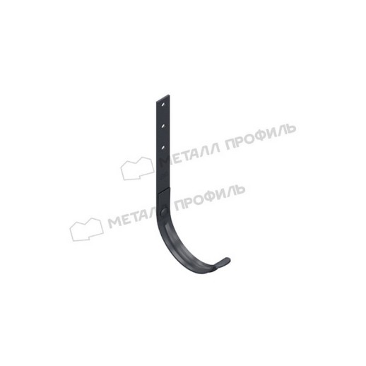 Держатель желоба МЕТАЛЛ ПРОФИЛЬ GS lite D125х280 Ral 7024