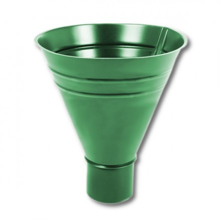 Воронка водосборная Металл Профиль Престиж 125/100 D300/100 ral 6005 1 шт