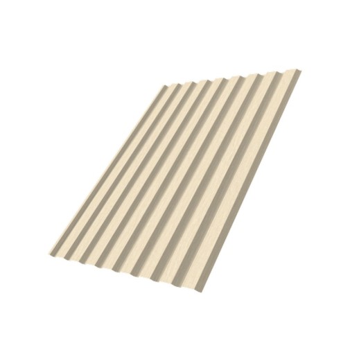 Профнастил С20А 0,45 Print Twincolor Milky Wood