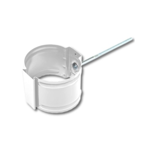 Держатель трубы Металл Профиль Престиж 125/100 (кирпич) ral 9010 1 шт