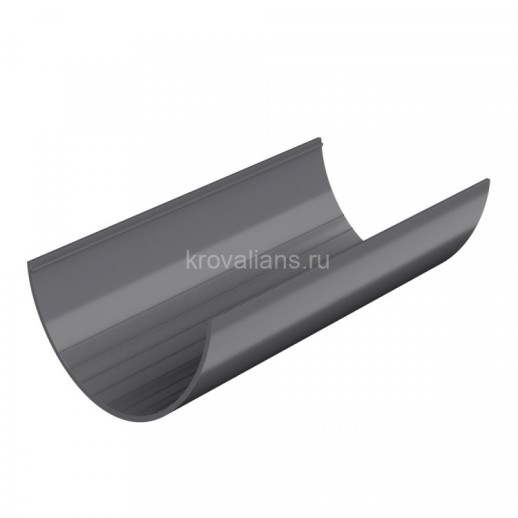 ТехноНИКОЛЬ 125/82 Желоб, серый (1,5м) глянец