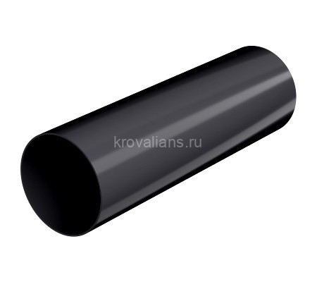 ТН 125/82 Труба, черный (1,5м) глянец