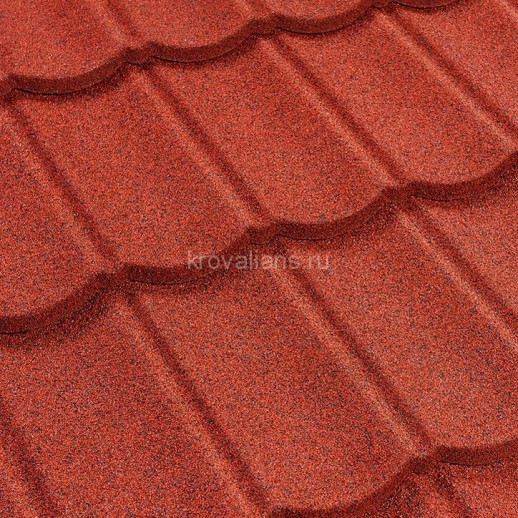 Композитная черепица Luxard (Люксард) Классик (Бордо) /лист/