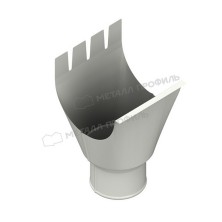 Воронка выпускная МЕТАЛЛ ПРОФИЛЬ Foramina 150/100 RAL 9010, белый