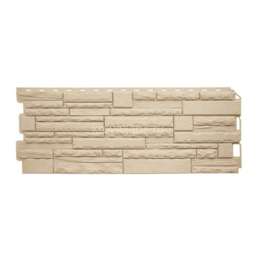 Панель Скалистый Камень ЭКО песчаный (1,16м х 0,45мм) Альта Профиль