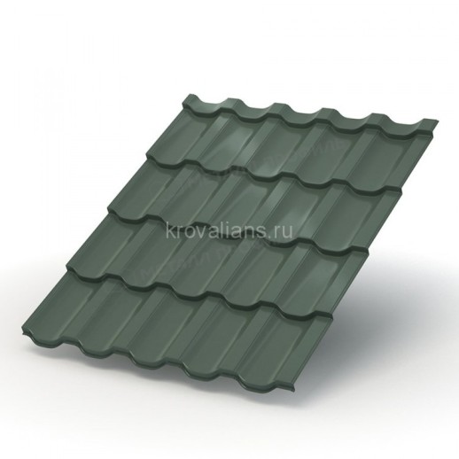 Металлочерепица МеталлПрофиль Трамонтана-SL (PURETAN-20-RR11-0.5) /1 кв.м/