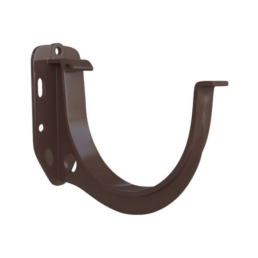 ЭЛИТ Кронштейн желоба ПВХ, коричневый, 100шт/уп