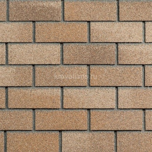 ТехноНИКОЛЬ Фасадная плитка HAUBERK, Песчаный кирпич & 4T4X21-9005RUS, упак 2м2 52упак/пал