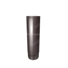 Optima 125/90 Труба круглая 90мм 2м RAL 8017 шоколад
