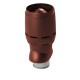 Vilpe FLOW XL- 250/ИЗ/500 вент. выход с колпаком красный