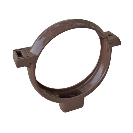 ЭЛИТ Хомут трубы ПВХ, коричневый, 100шт/уп