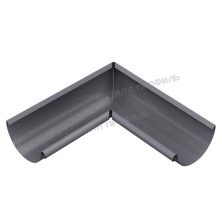 Угол желоба внутренний МЕТАЛЛ ПРОФИЛЬ Foramina Freeze 125/100 Grey 