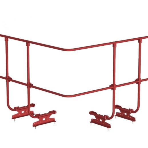 Угол соединения для трубы ограждения не оц. Borge, (RR29)