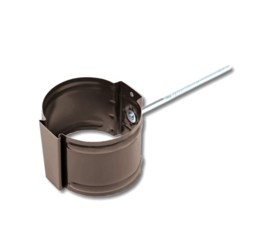 Держатель трубы Металл Профиль Престиж 125/100 (кирпич) ral 8017 1 шт