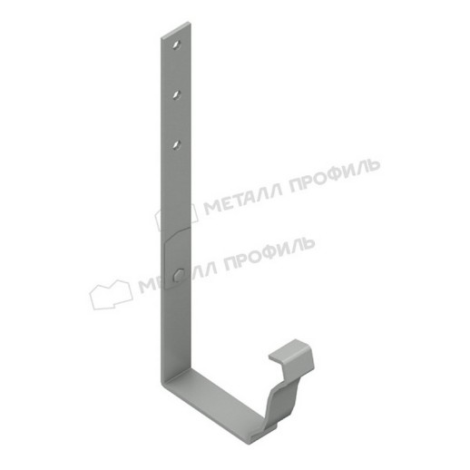 Держатель желоба МЕТАЛЛ ПРОФИЛЬ БЮДЖЕТ 120х86 Ral 9003
