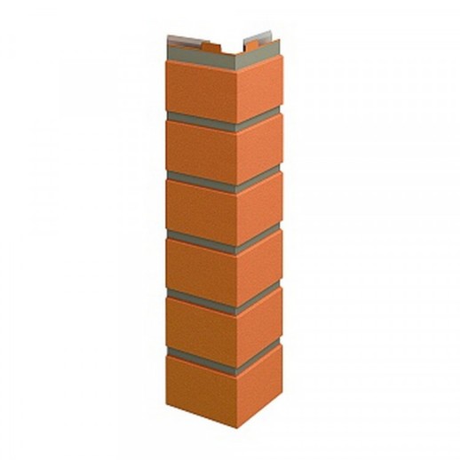 ТН, Угол наружный ОПТИМА, Клинкер, красно-коричневый 4шт/упак