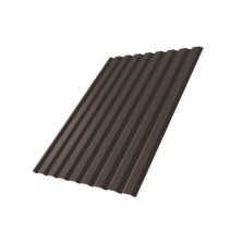 Профнастил С20В Grand Line 0,5 Quarzit Pro Matt RR 32 темно-коричневый