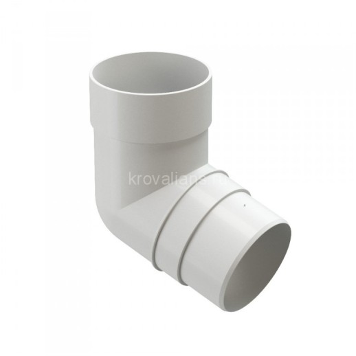 Docke PREMIUM 120/85 мм Колено 72 гр Пломбир