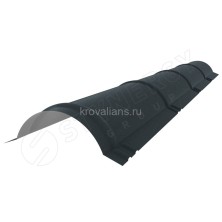 Конек полукруглый R110х2000 Stynergy (Стинержи) (Стальной Бархат-7016-0.5) /1 шт/