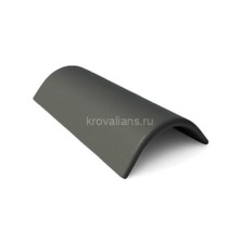 BRAAS Коньковая черепица Франкфурт черный БЕЗ ЗАЖИМА, 34 шт /паллет