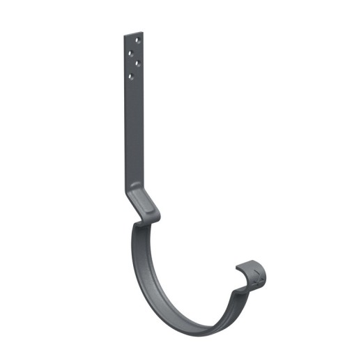 AS PUrus MATT 125/90 Крюк желоба длинный с компл. крепления (МУ), RAL 7024 24шт/уп.