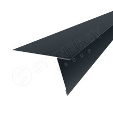 Планка карнизная 2000 Фальц Stynergy (Стальной Бархат-7016-0.5)
