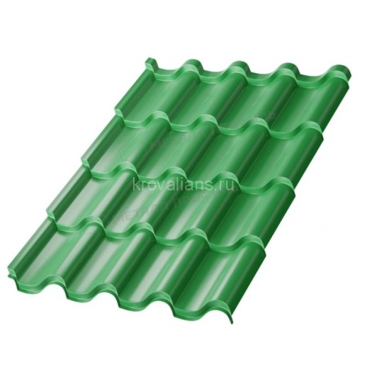 Металлочерепица МеталлПрофиль Монтерроса-SL NormanMP (Полиэстер-01-6002-0.5) /1 кв.м./