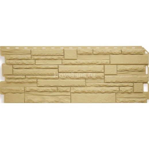 Панель Скалистый Камень КАВКАЗ (1,16м х 0,45м х 0,023м) 5,22 кв.м/уп. Альта Профиль 10шт