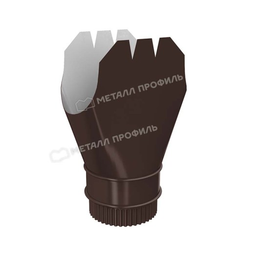 МП Воронка выпускная D185/150 RAL 8017, коричневый