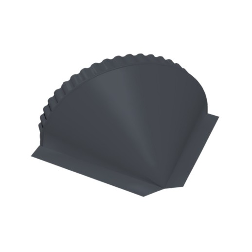 Заглушка конусная 0,5 Satin Matt TX RAL 7024 мокрый асфальт