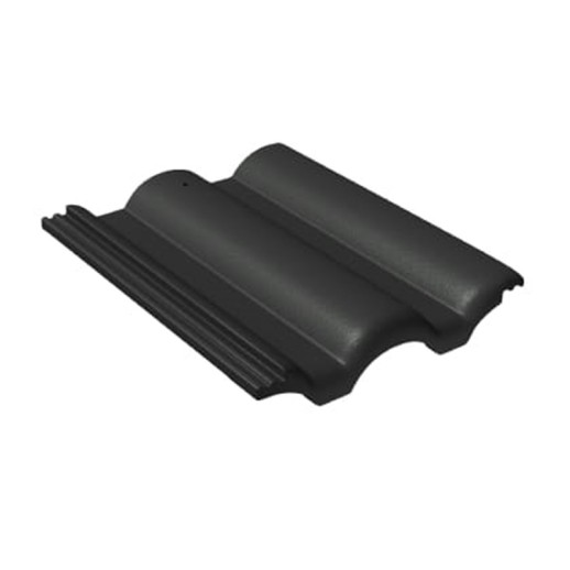 BRAAS Рядовая цементно-песчаная черепица Таунус черный (420х330 мм), 249 шт /паллет