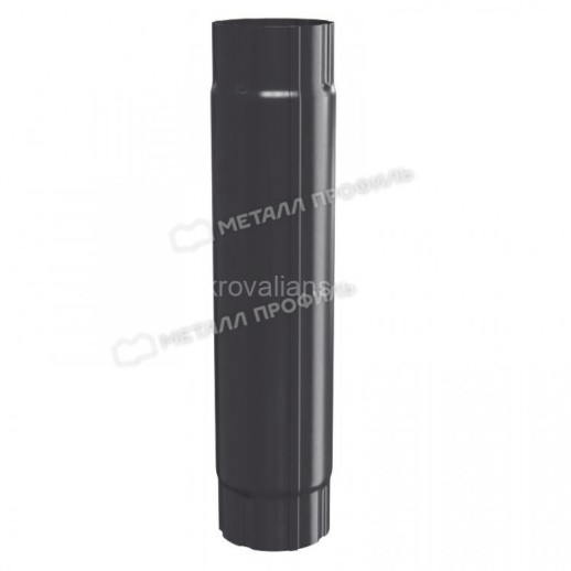 МП GS lite Труба соединительная, RAL 7024, графит D90х1000