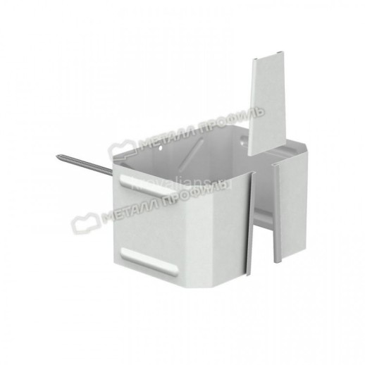 МП Бюджет Держатель трубы 76х102 (на кирпич), 9003