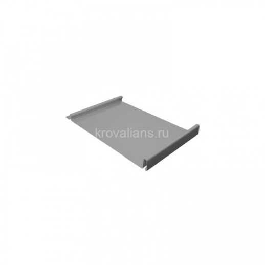 Кликфальц 0,5 Satin RAL 9006 бело-алюминиевый