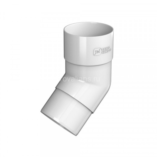 ТехноНИКОЛЬ 125/82 Колено трубы 108, белый