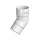 ТехноНИКОЛЬ 125/82 Колено трубы 108, белый