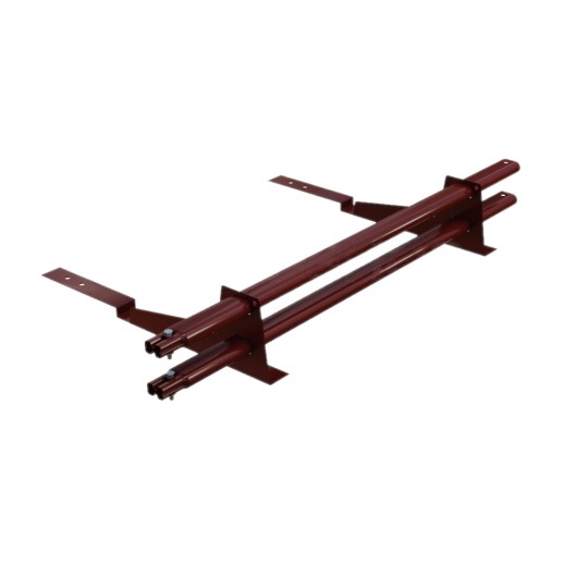 Снегозадержатель трубчатый BORGE 1м, 2 опоры, кирпично-красный (RR 29)=3009