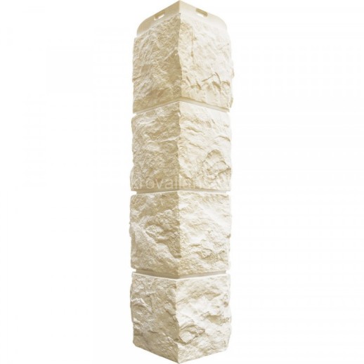 Угол наружный Туф ЭКО песчаный  (0,58м х 0,15м) Альта Профиль 10шт/уп